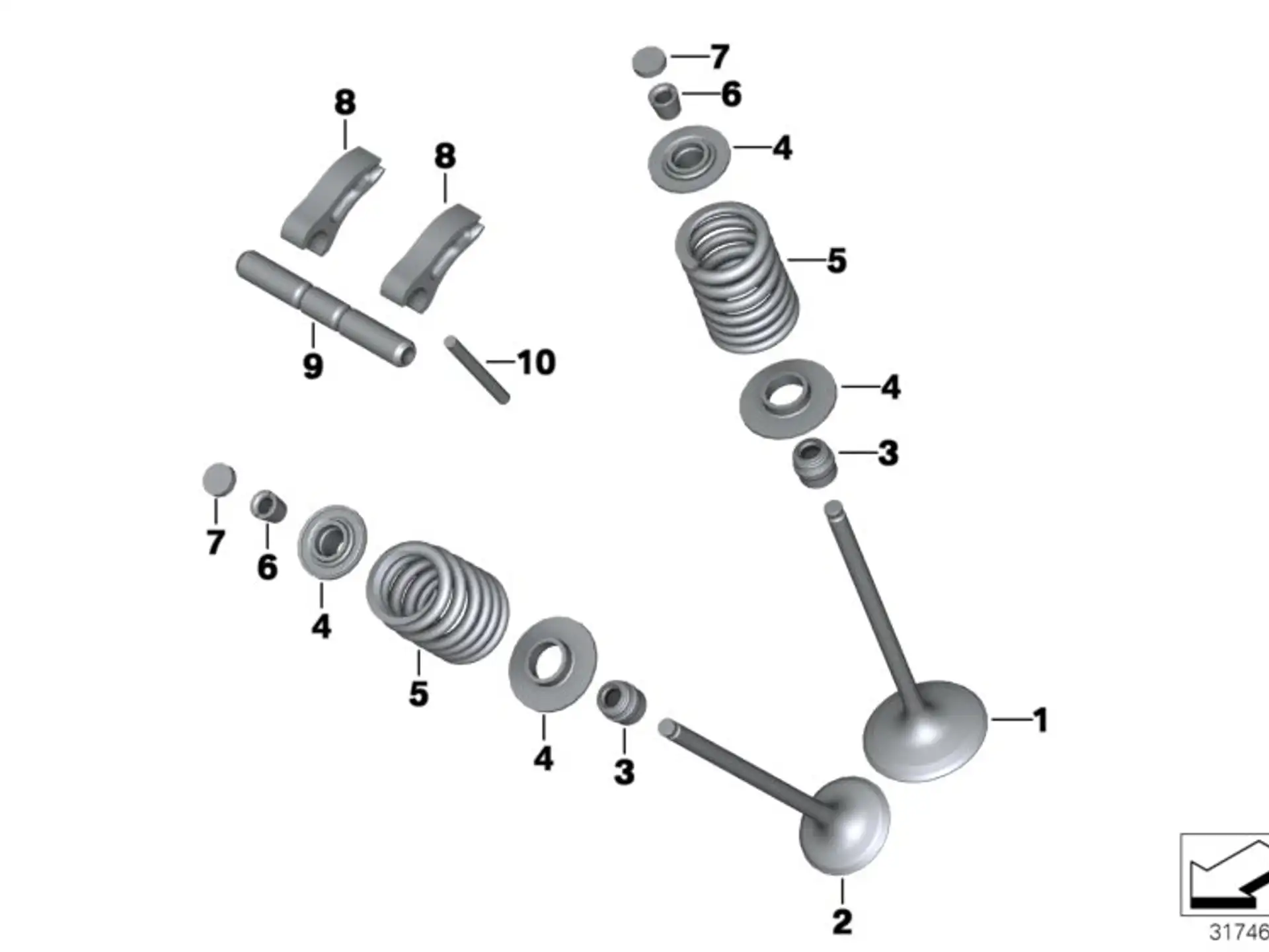 BMW Schlepphebel K42 K46 K47 K49 K50 K51 K52 K53 K54 K67 K69 11338389397