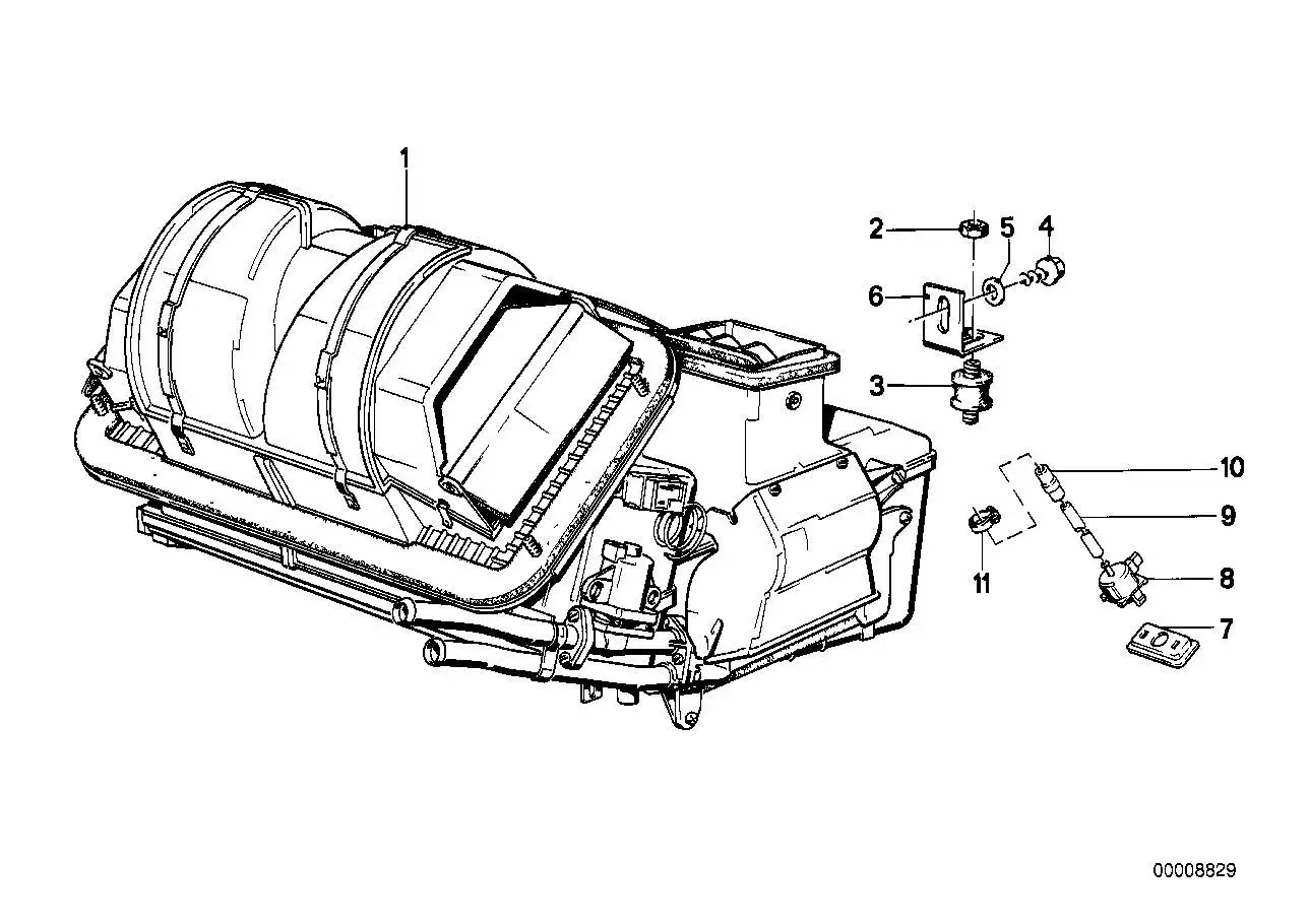 BMW Unterdruckschlauch E24 E28 E30 E32 E34 E36 E46 E60 E61 641113