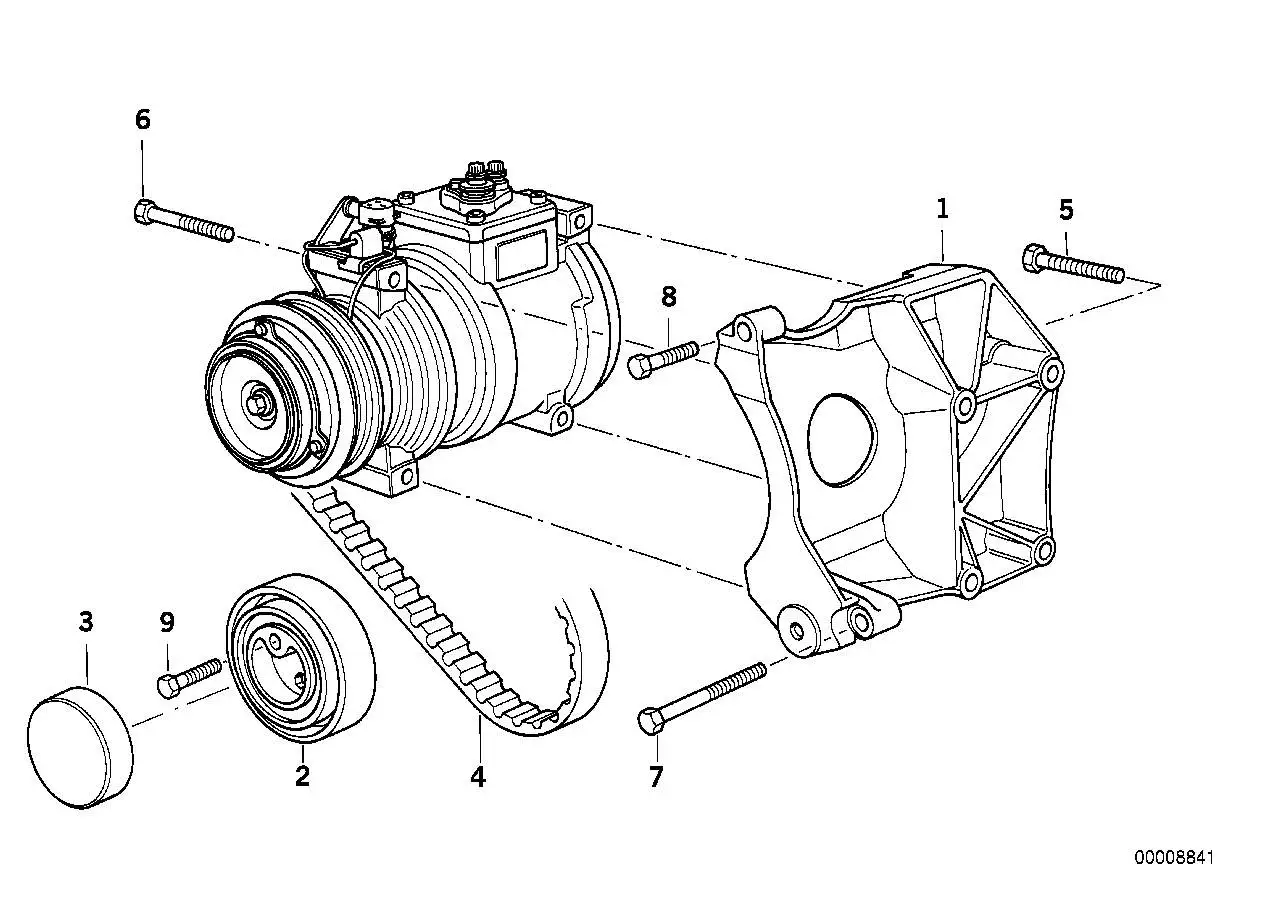 BMW Keilrippenriemen E34 E36 64551727378