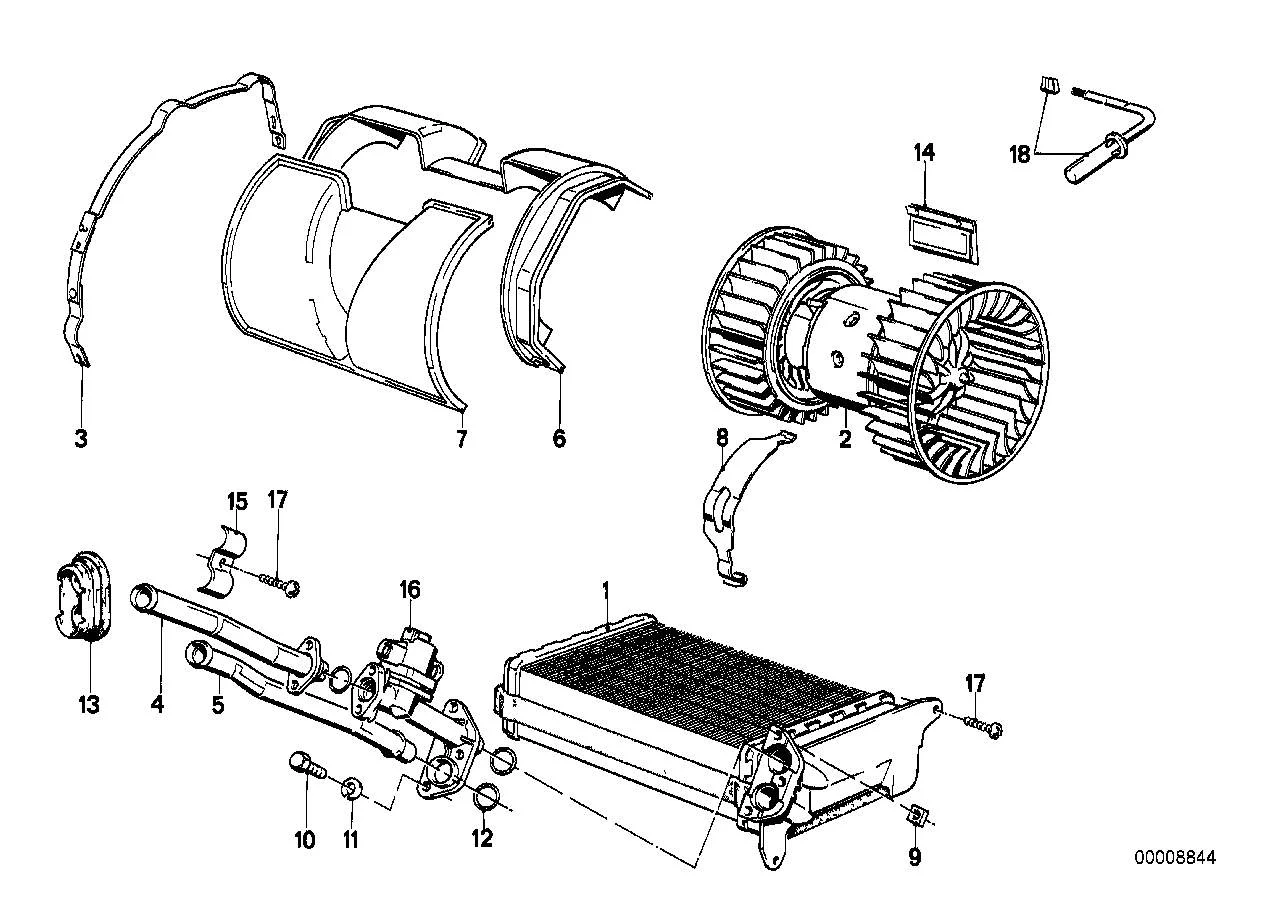 BMW Rohr E30 64111370932