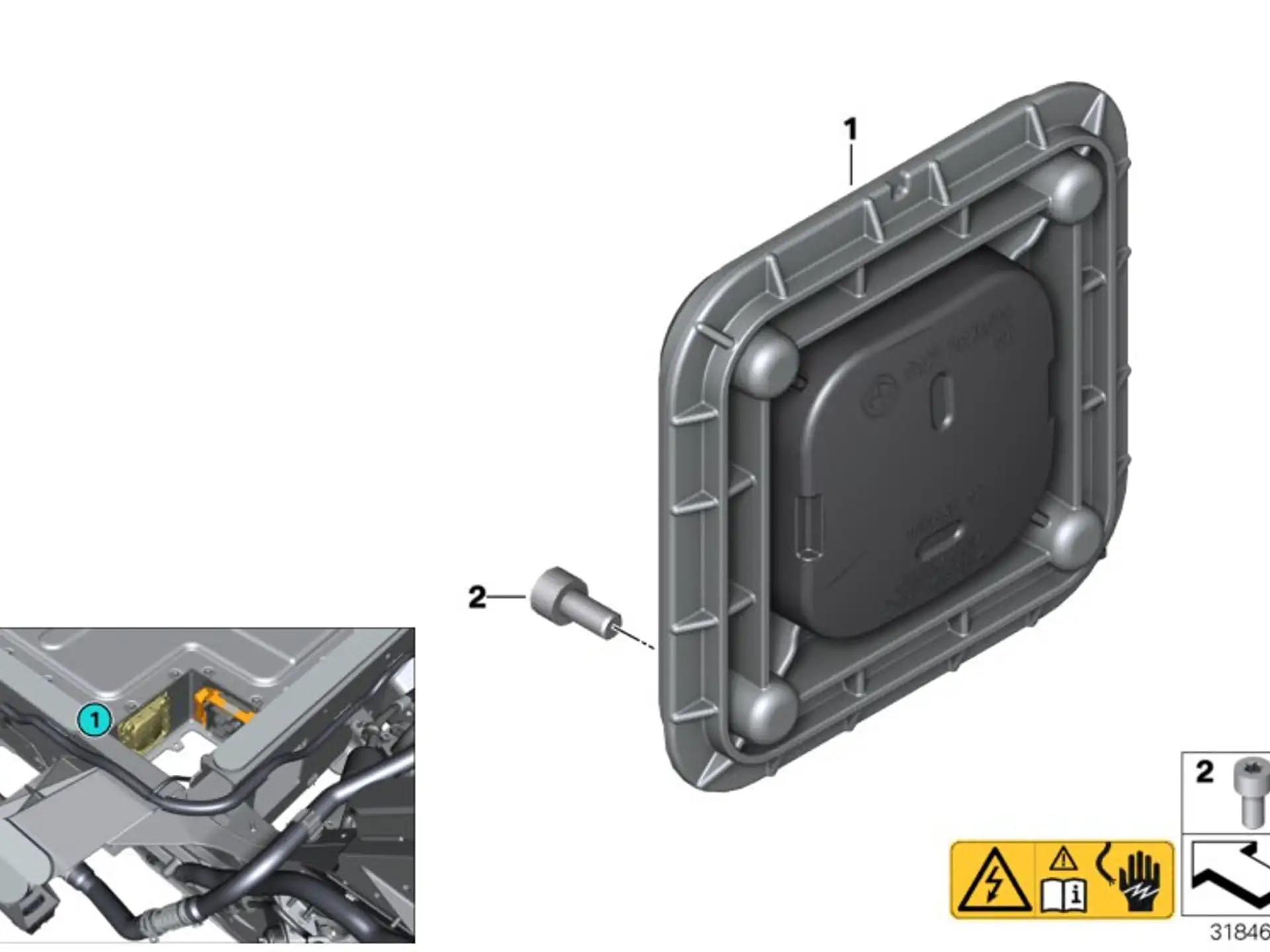 BMW Entgasungseinheit K17 I01 61277625079
