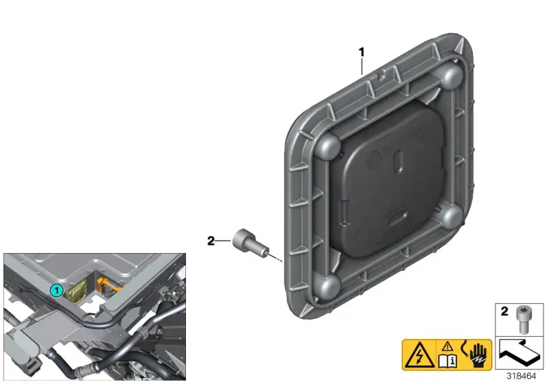 BMW Entgasungseinheit K17 I01 61277625079 - i3 Mega