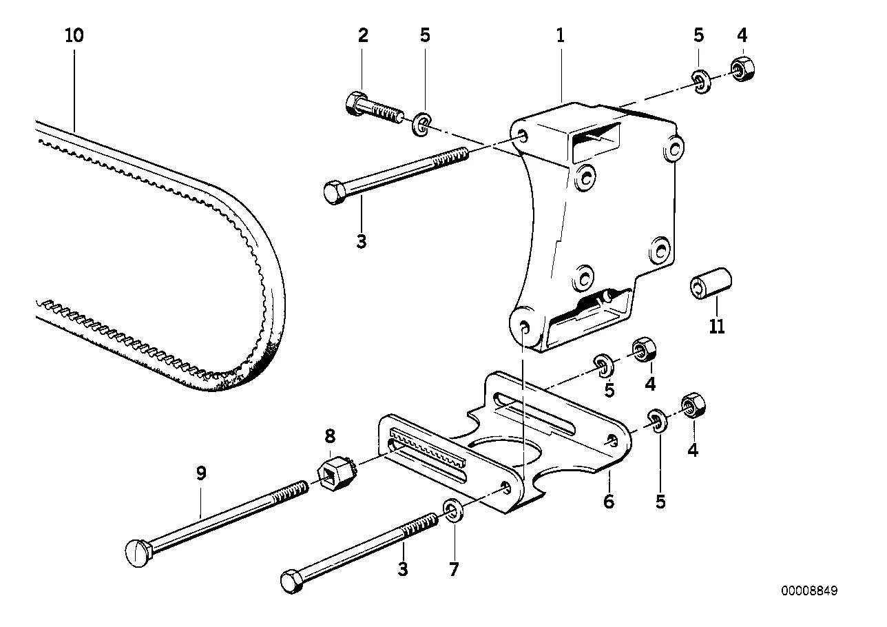 BMW Zylinderschraube mit Scheibe E36 E12 E21 E23 E24 E28 E30 E34 E39 07119920022