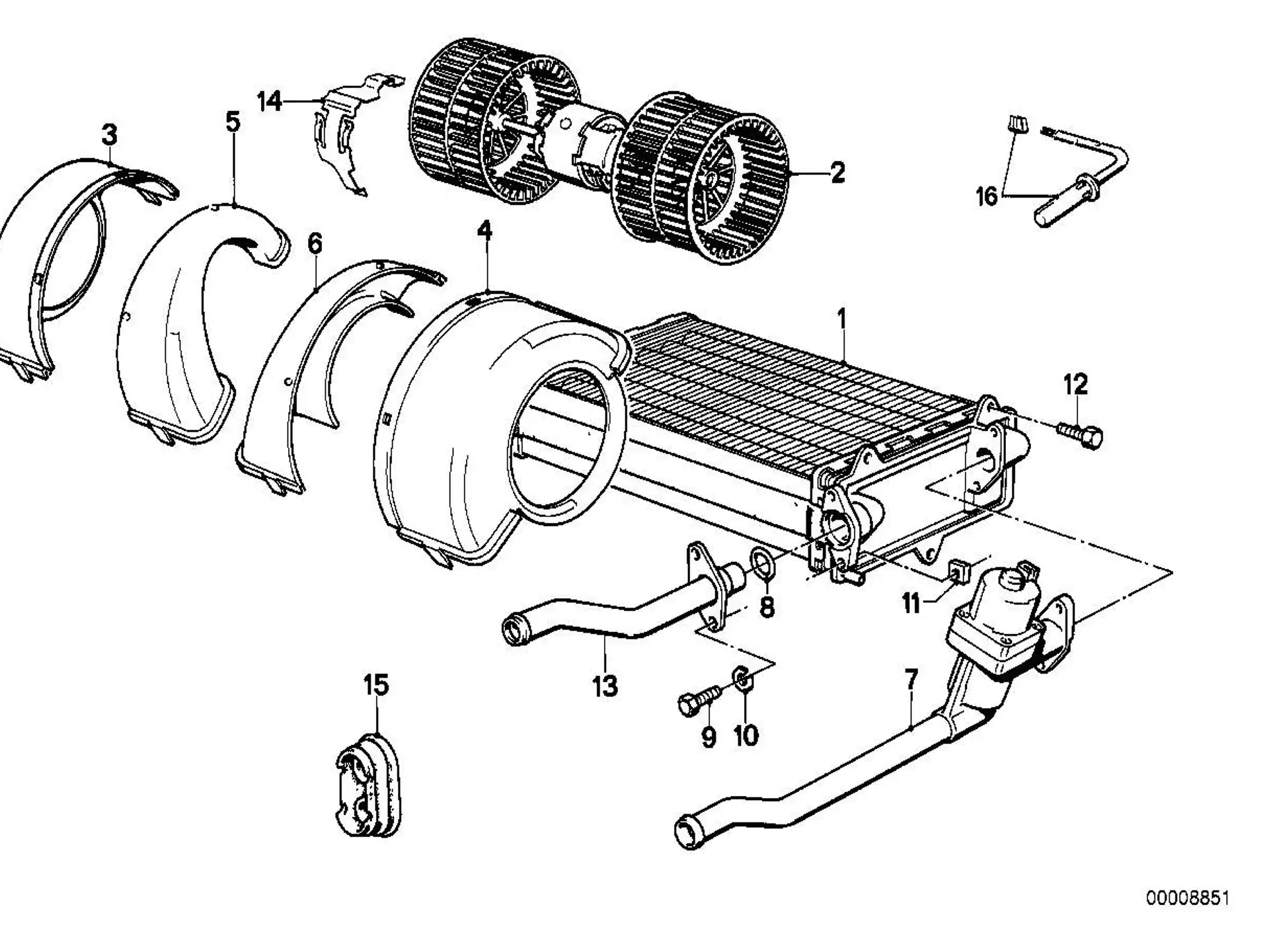 BMW Wasserventil E30 64111386706