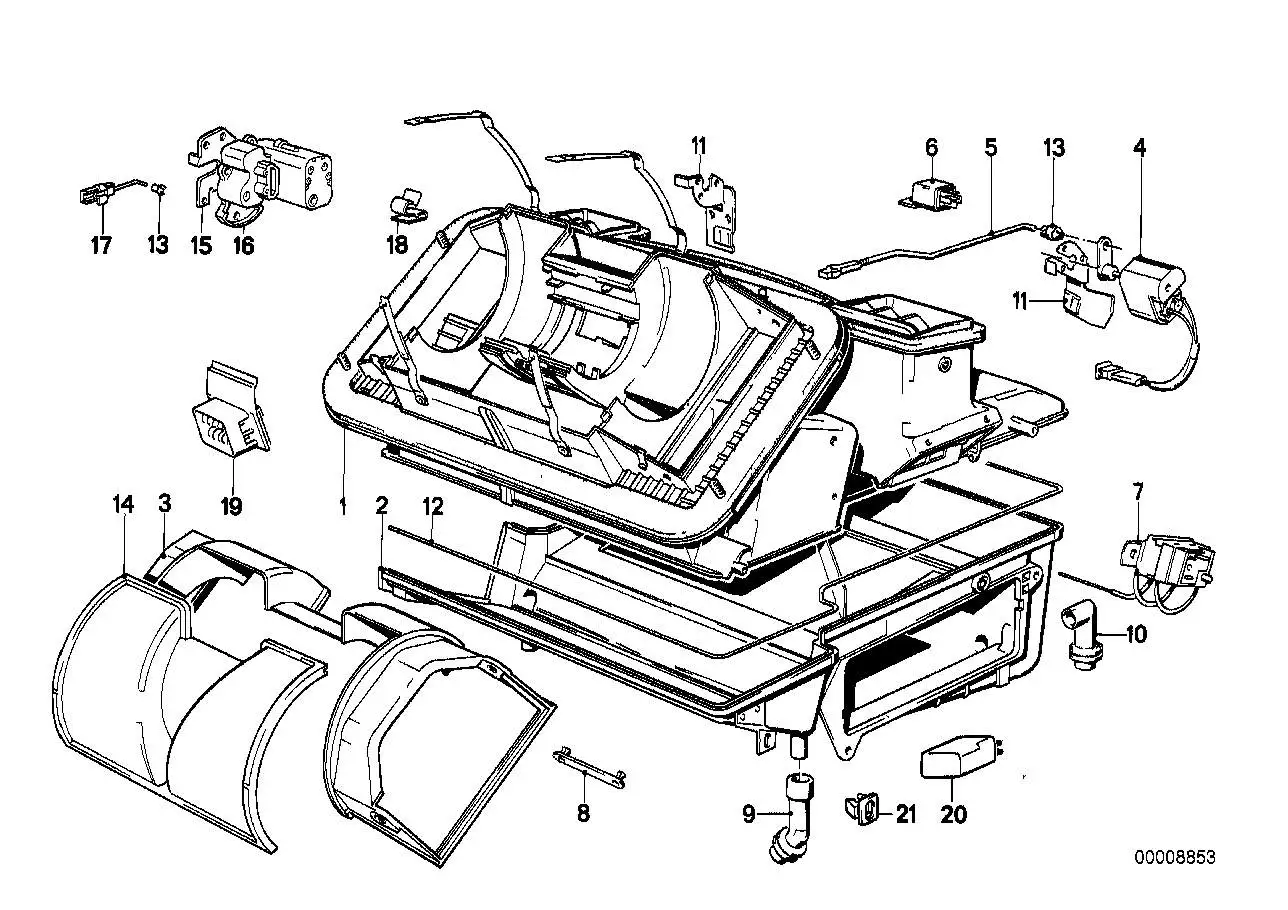 BMW Kondenswasserablaufschlauch E30 64111370998 - Z1 E30
