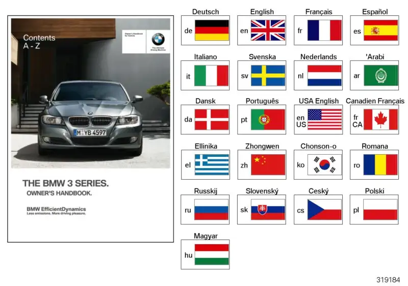 BMW Betriebsanleitung Deutsch, ohne iDrive E90 E91 01402601792