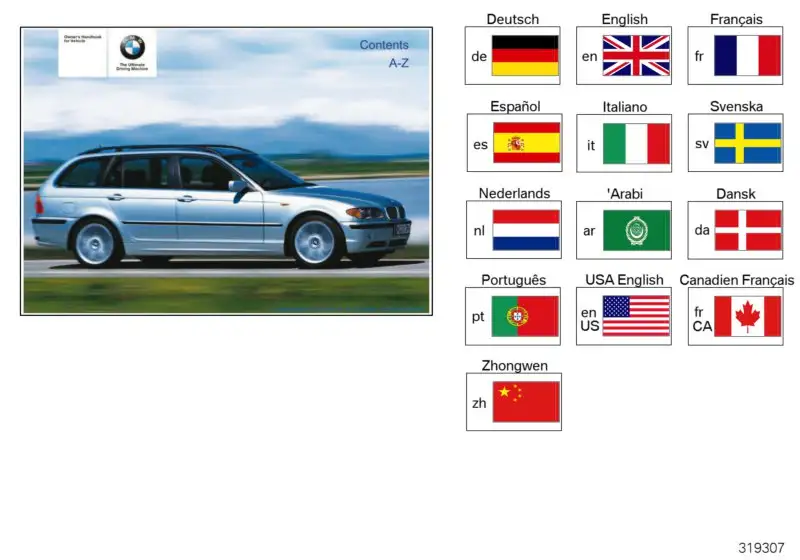 BMW Betriebsanleitung E46/3 01400155456 - Bildposition 01