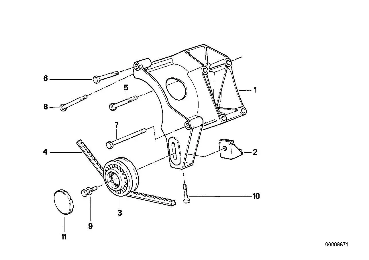 BMW Keilriemen E30 64551734669