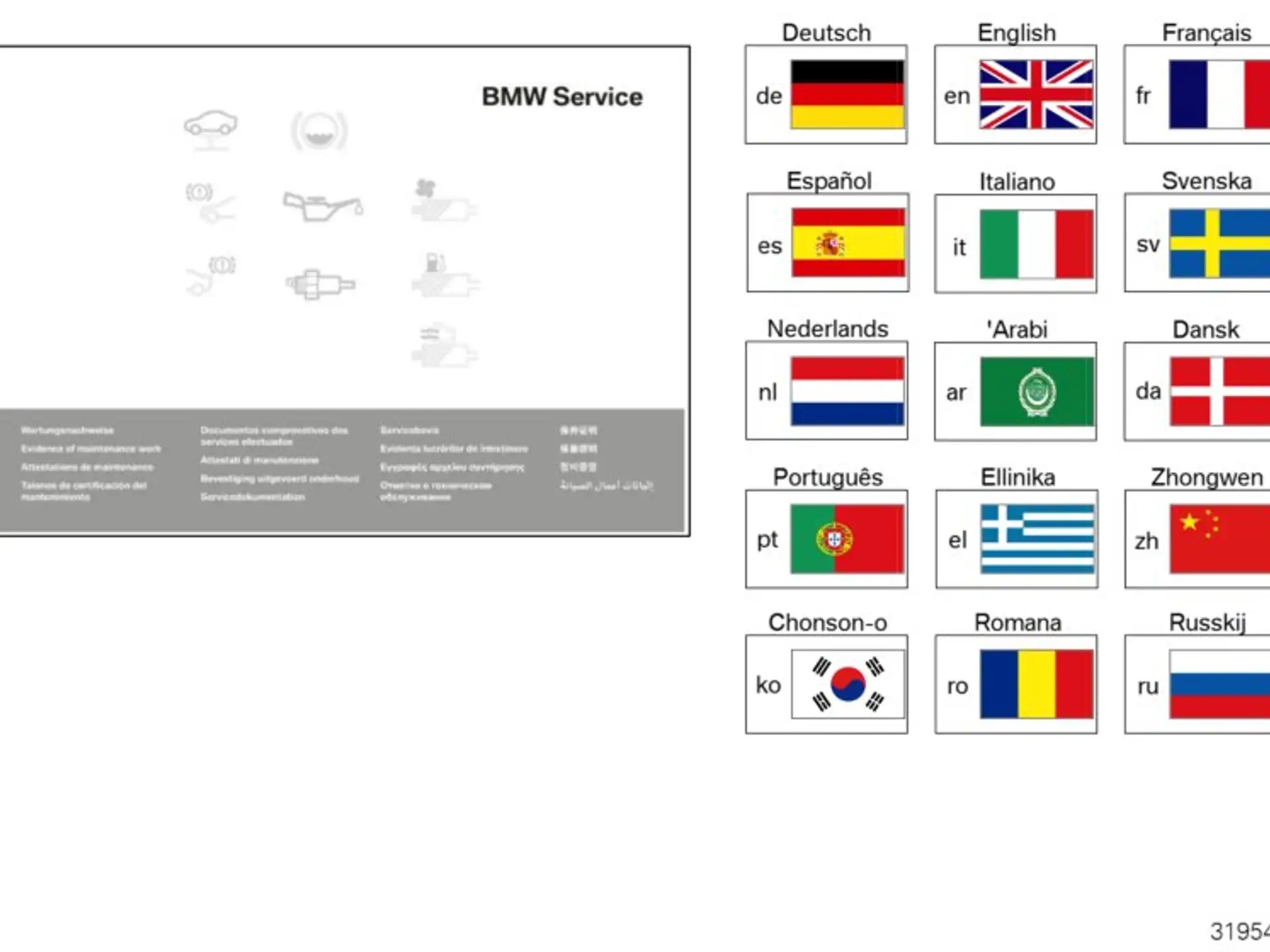BMW Serviceheft deutsch E81 E82 E87 E88 E90 E91 E92 E93 01400014295