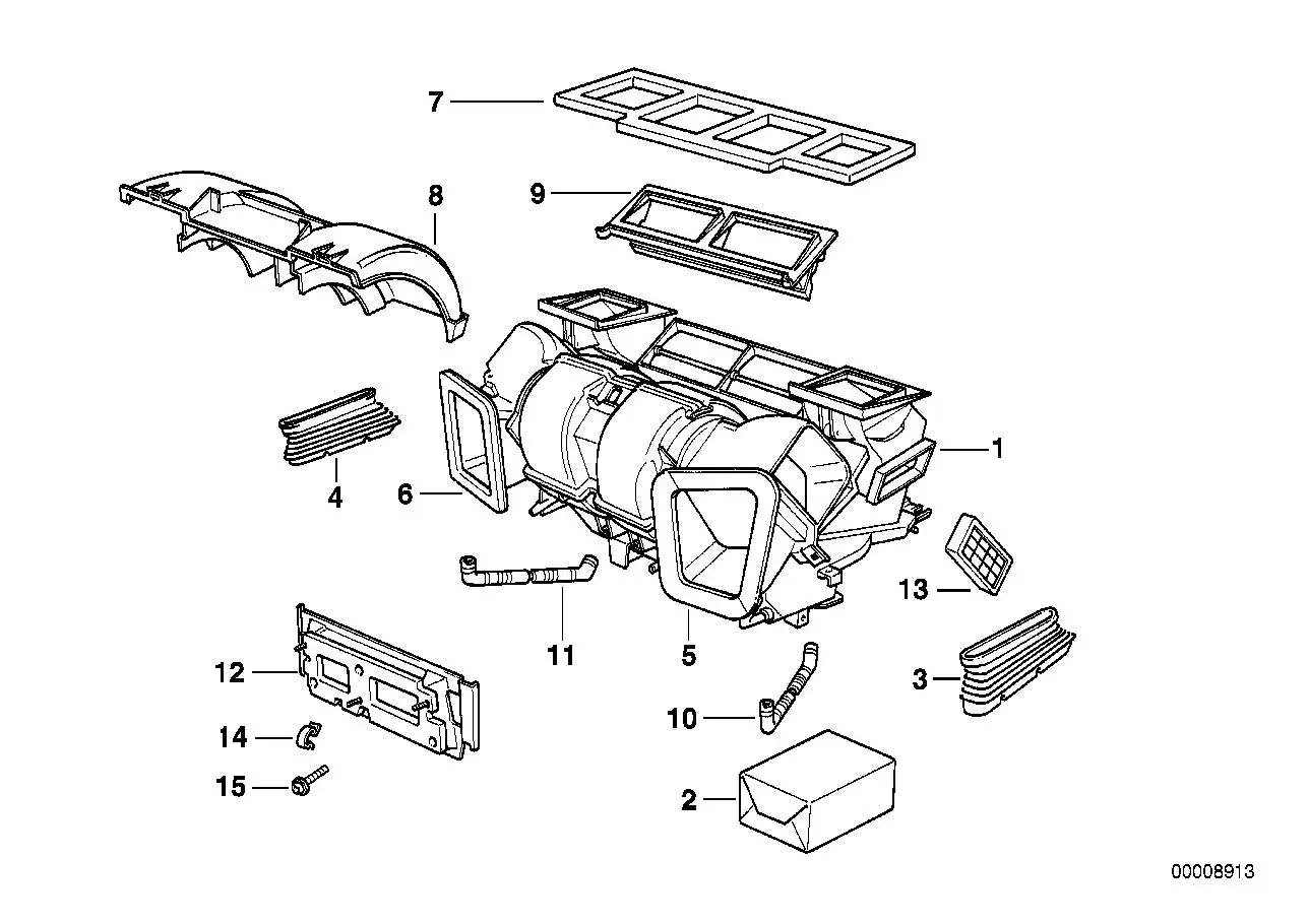BMW Filtereinsatz E38 64118391385 - 7er E38