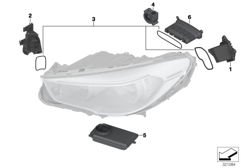 BMW Dichtungssatz F07 F10 F11 63117349288