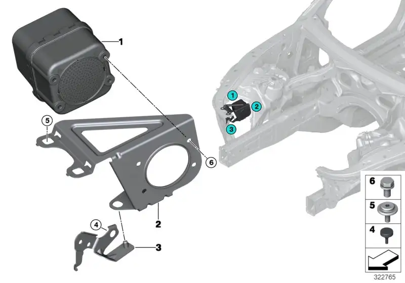 BMW Gummistütze R50 R60 R75 R90 R90S F02 F10 K08 K09 K18 K19 K25