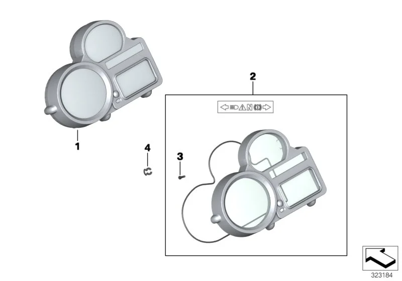 BMW Reparatursatz Instrumentenkombination K25 K25H K28 K29 K43 62117712088