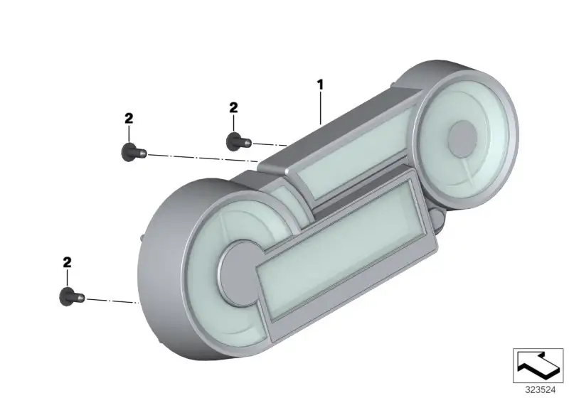 BMW Instrumentenkombination K48 62118554696