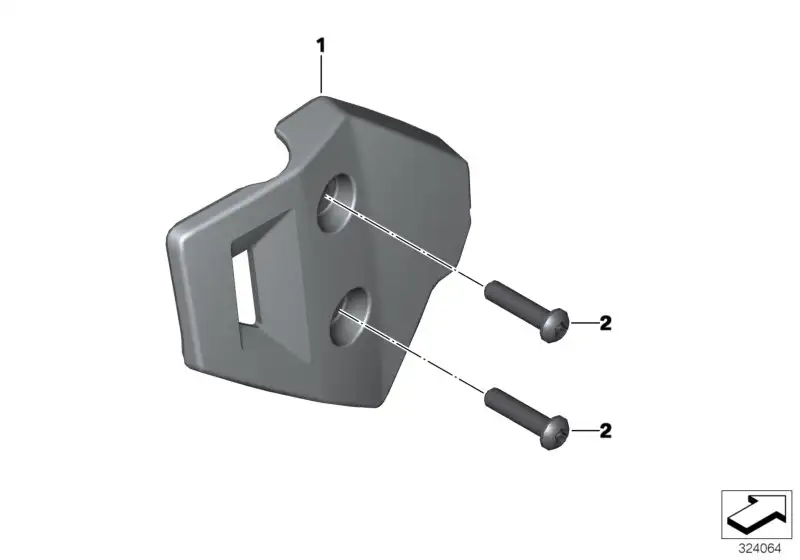 BMW Abdeckung Bremszylinder K70 K72 K75 46638530321 - Bildpositio