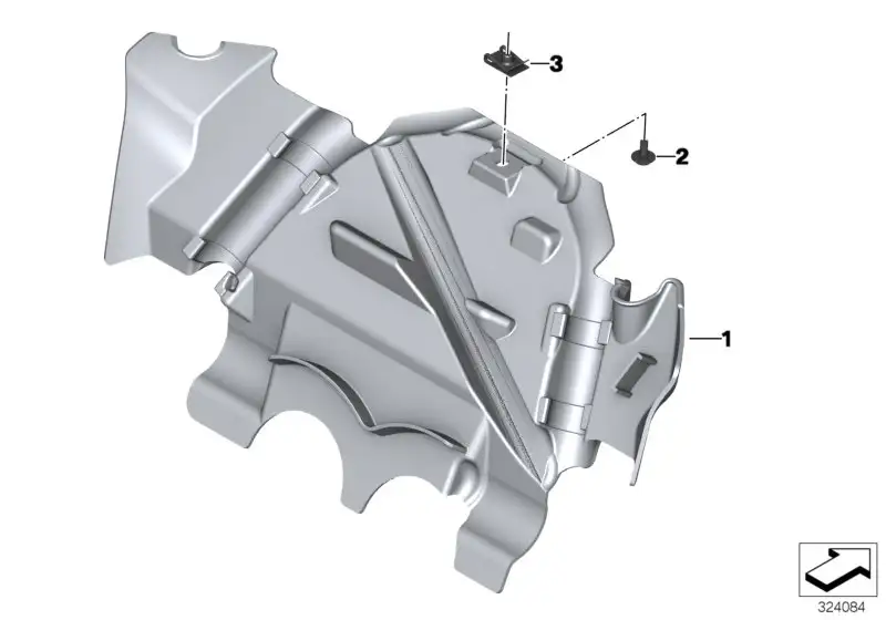 BMW Wärmeschild 46637685182