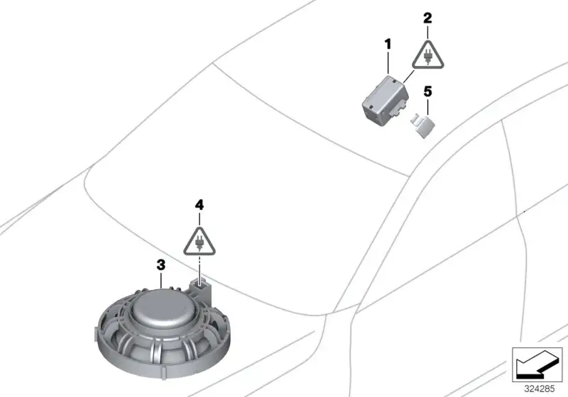 BMW Mikrofon Freisprechanlage F07 F10 F11 84109181411 - 5er F07 G