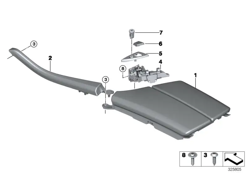 BMW Kappe Verschluss Chrom F10 F11 51169277350