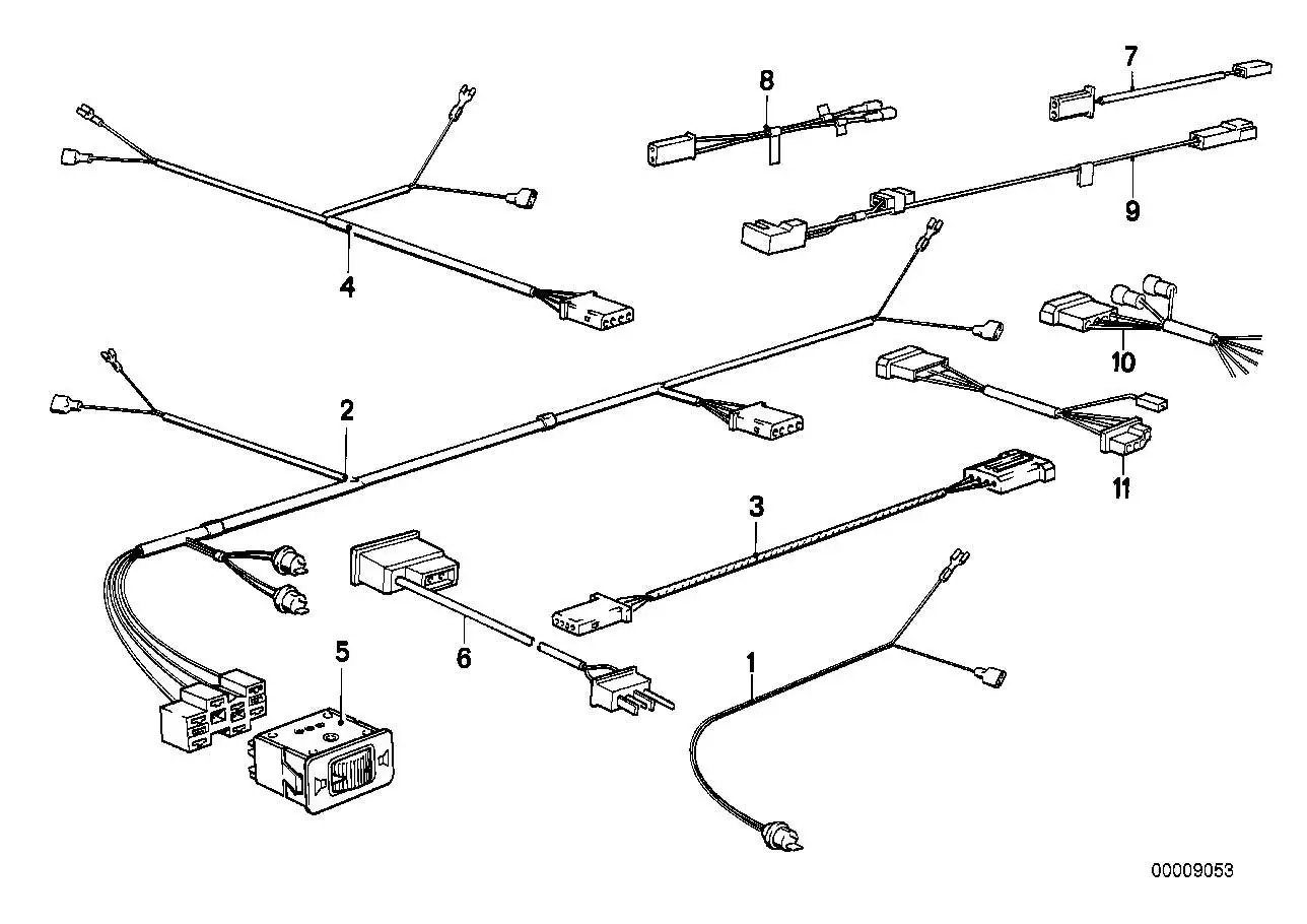 BMW Überblendregler mit Rundstecker E24 E28 E30 E32 E34 651213790