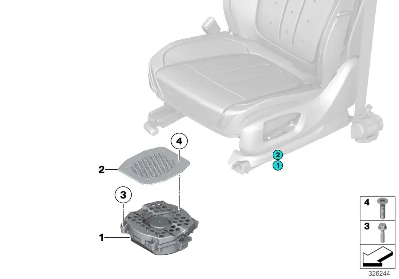 BMW Zentralbass E70 E71 F15 F25 F85 F86 65139247342 - Bildpositio