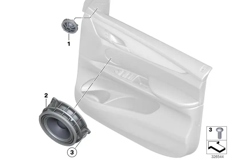 BMW Mitteltonlautsprecher High End F15 F16 F85 F86 65139295710 -