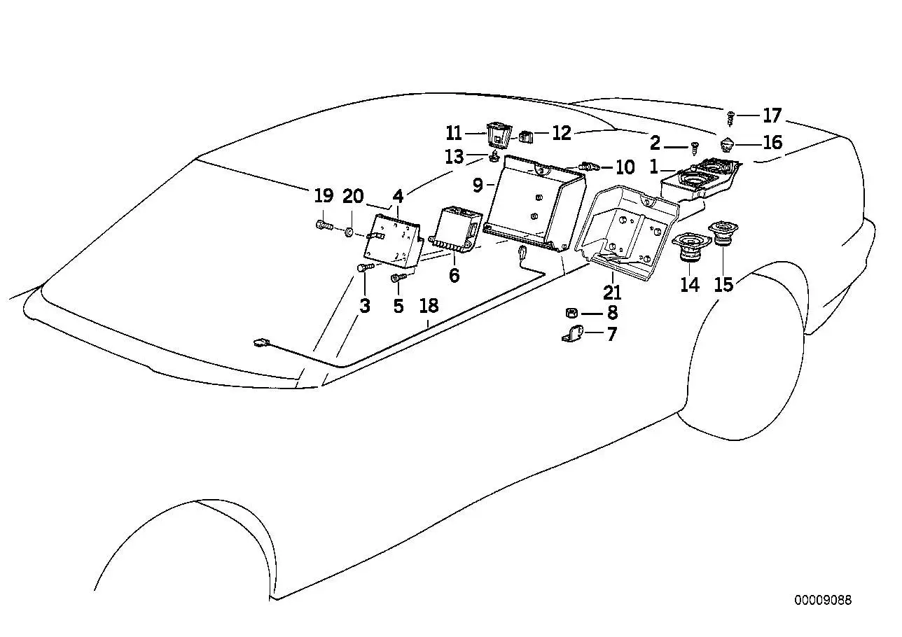 BMW Sechskantschraube E36 E23 E30 E31 E32 E34 E38 E39 E53 0711991