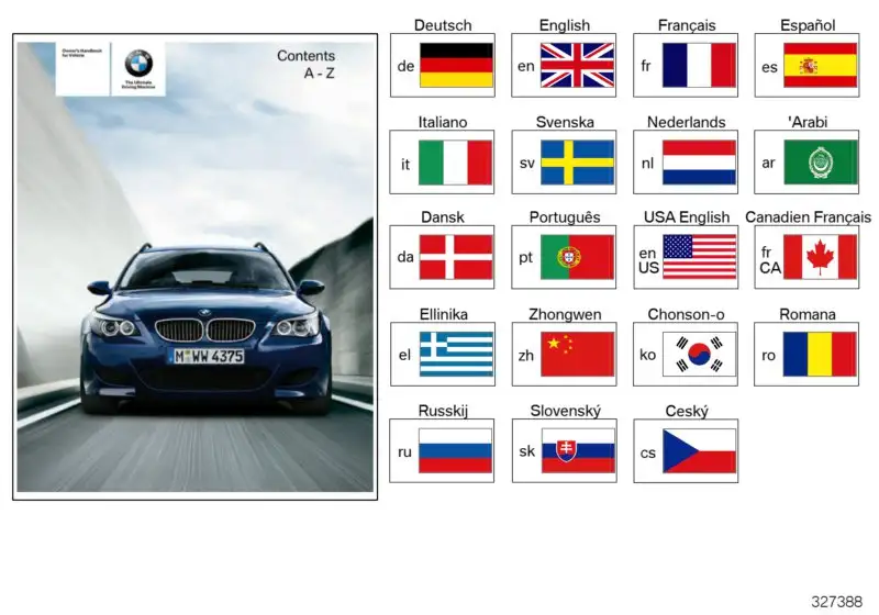 BMW Betriebsanleitung Deutsch M5, M5 E60 E61 01400013156