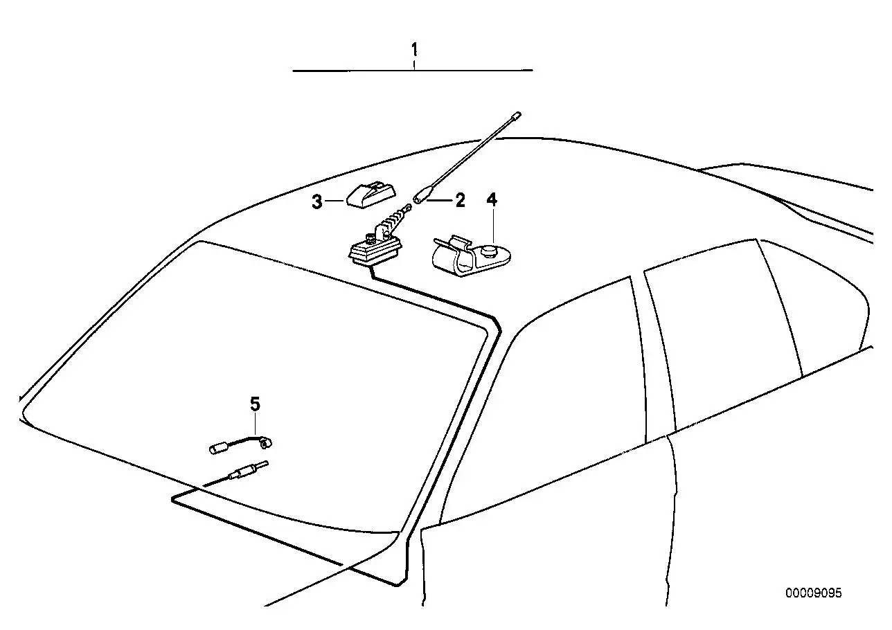 BMW Antenne E30 65221386412