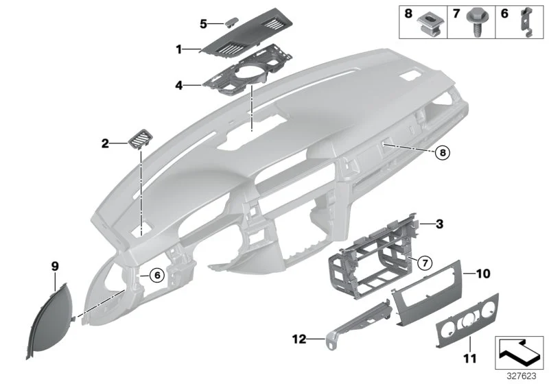 BMW Blende E90 E91 E92 E93 51459120979
