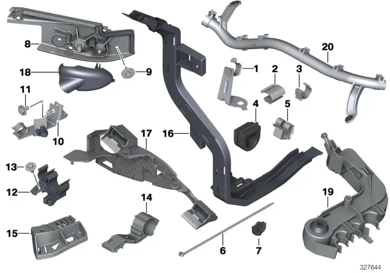 BMW Halter F25 12518509714 - Bildposition 14