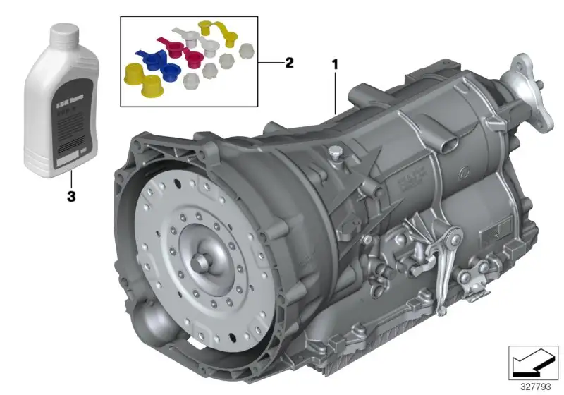 BMW RP REMAN Automatikgetriebe EH 24007642243 - Bildposition 01