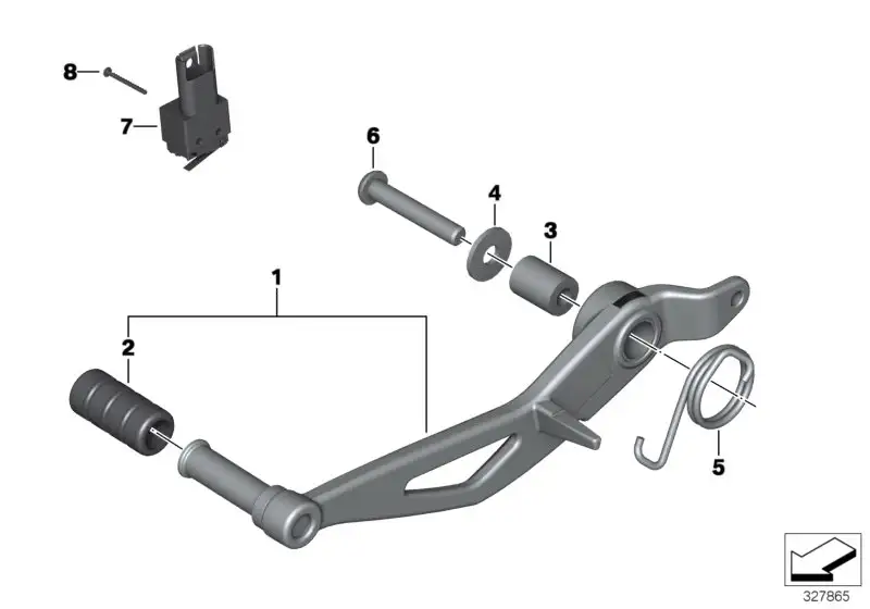 BMW Fussbremshebel K21 K22 K32 46718558495