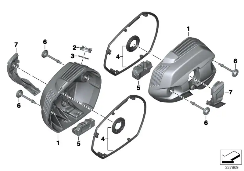 BMW Verdrehschutz rechts A73 K21 K22 K23 K25 K26 K27 K32 K33 1112