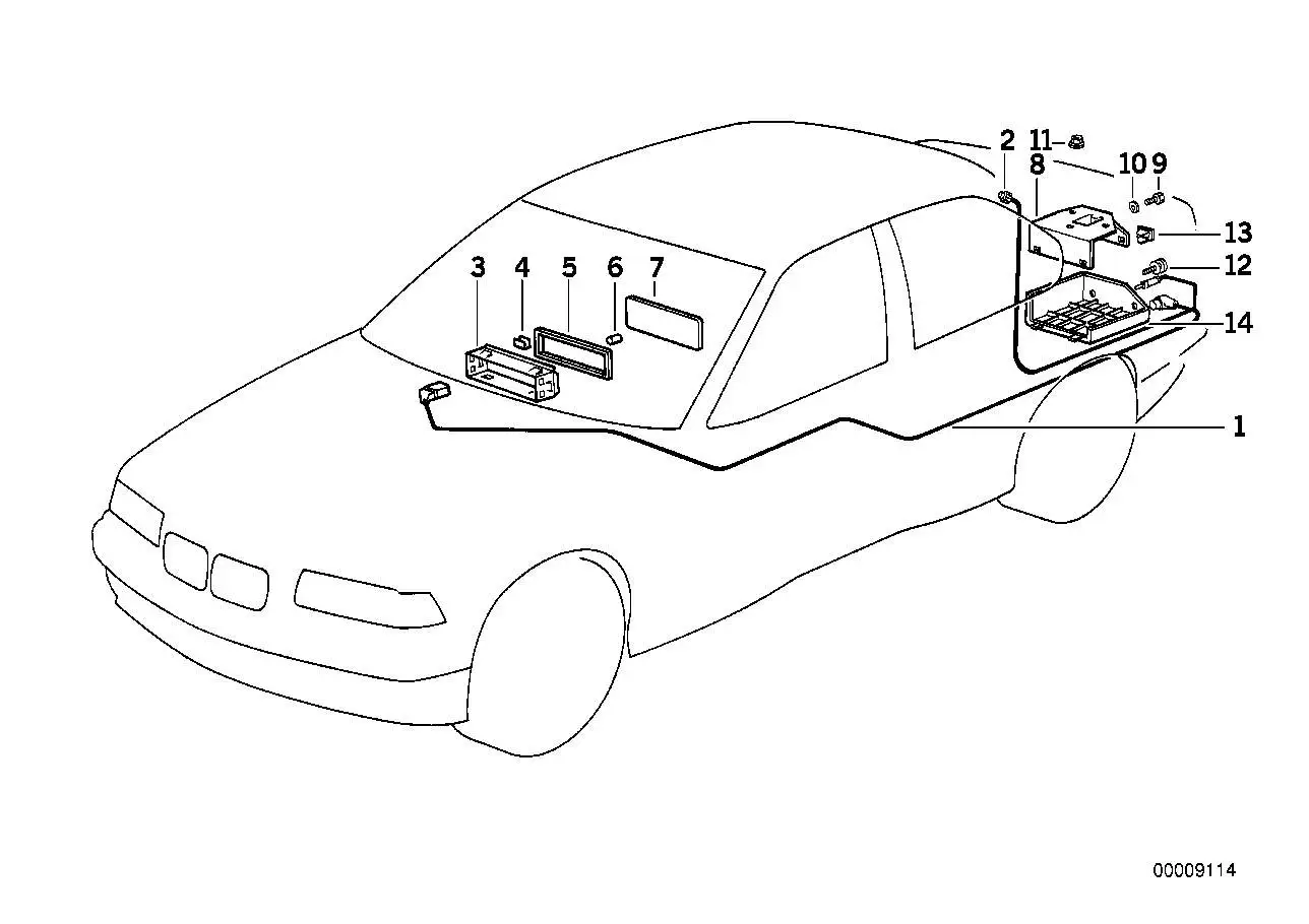 BMW Rahmen 65121389614 - Bildposition 05