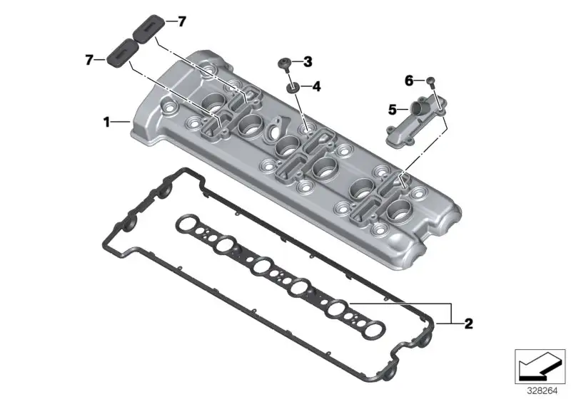 BMW Ventil A40 K40 K43 K44 K48 K61 K71 K72 K73 K75 11737672759 -