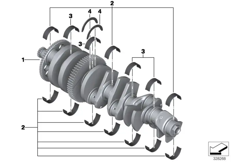 BMW Anlaufscheibe A40 K48 K61 11218520713