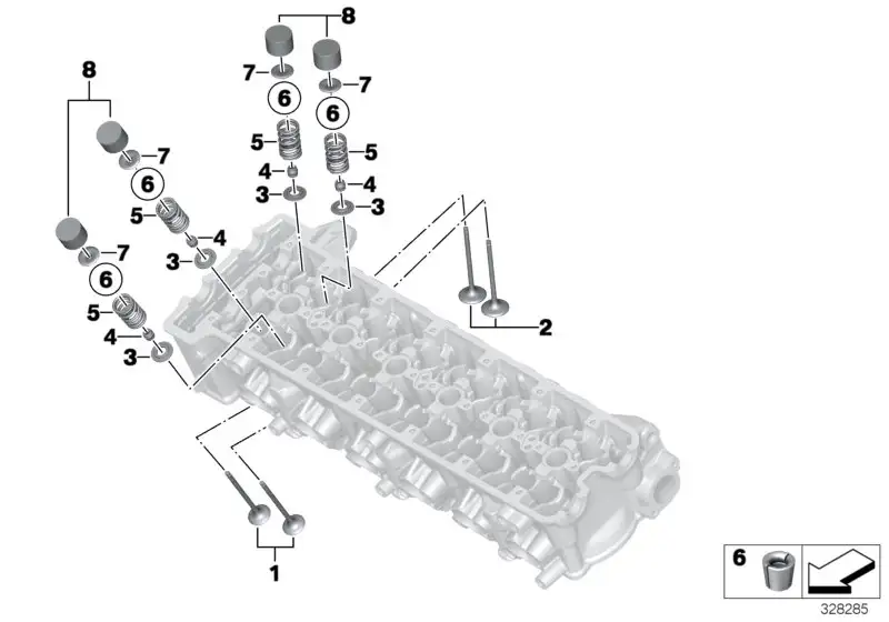 BMW Einlassventil A40 K48 K61 11348520772