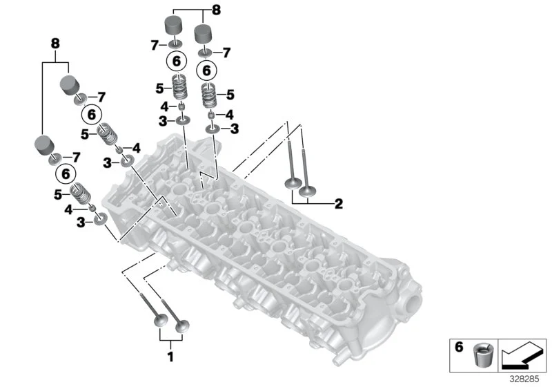 BMW Tassenstössel A40 K48 K61 11337720731