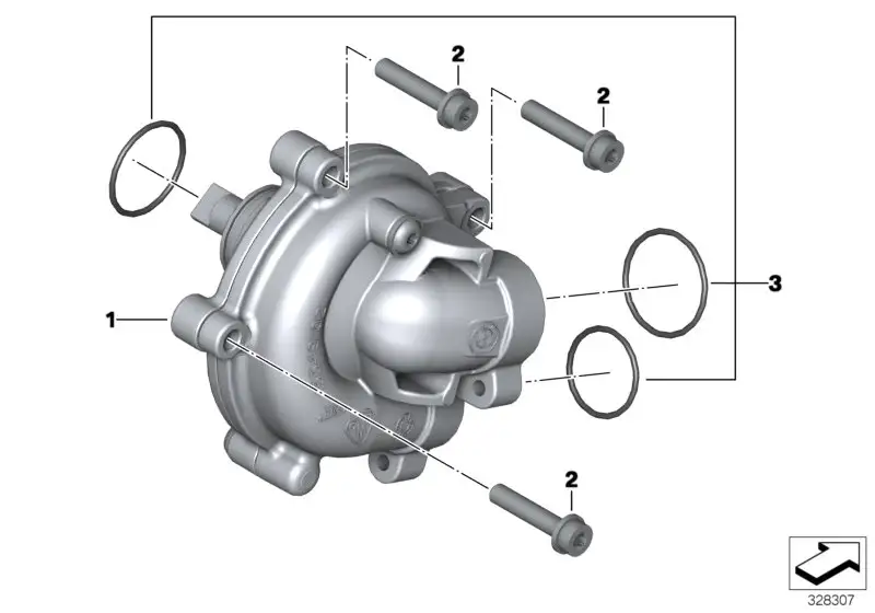 BMW Kühlmittelpumpe A40 K48 K61 11518569272