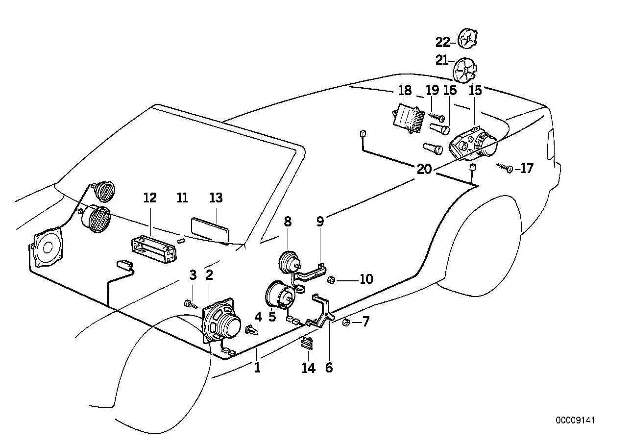 BMW Klammer E36 65138357373 - Bildposition 06