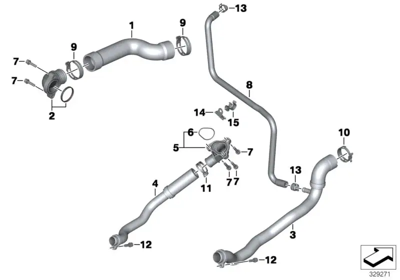 BMW ISA-Schraube mit Scheibe E60 E61 E63 E64 E90 E92 E93 G05 G06
