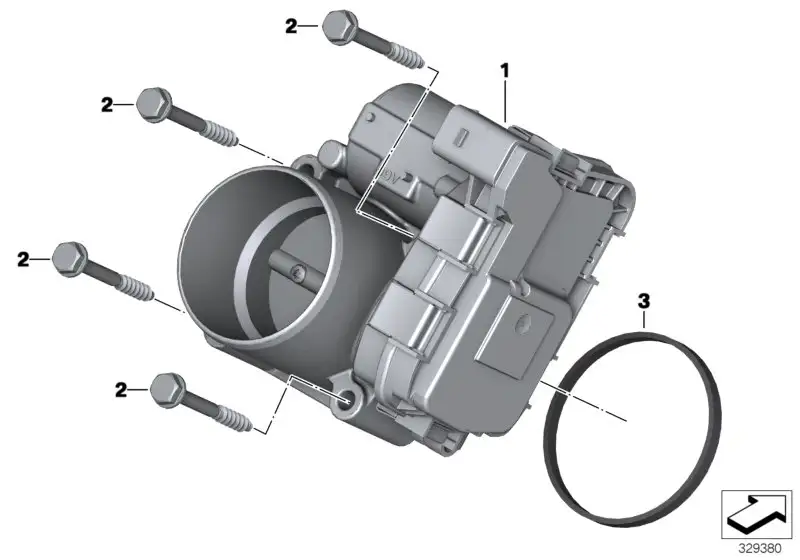 BMW Drosselklappenstutzen A40 K48 K61 13548564960