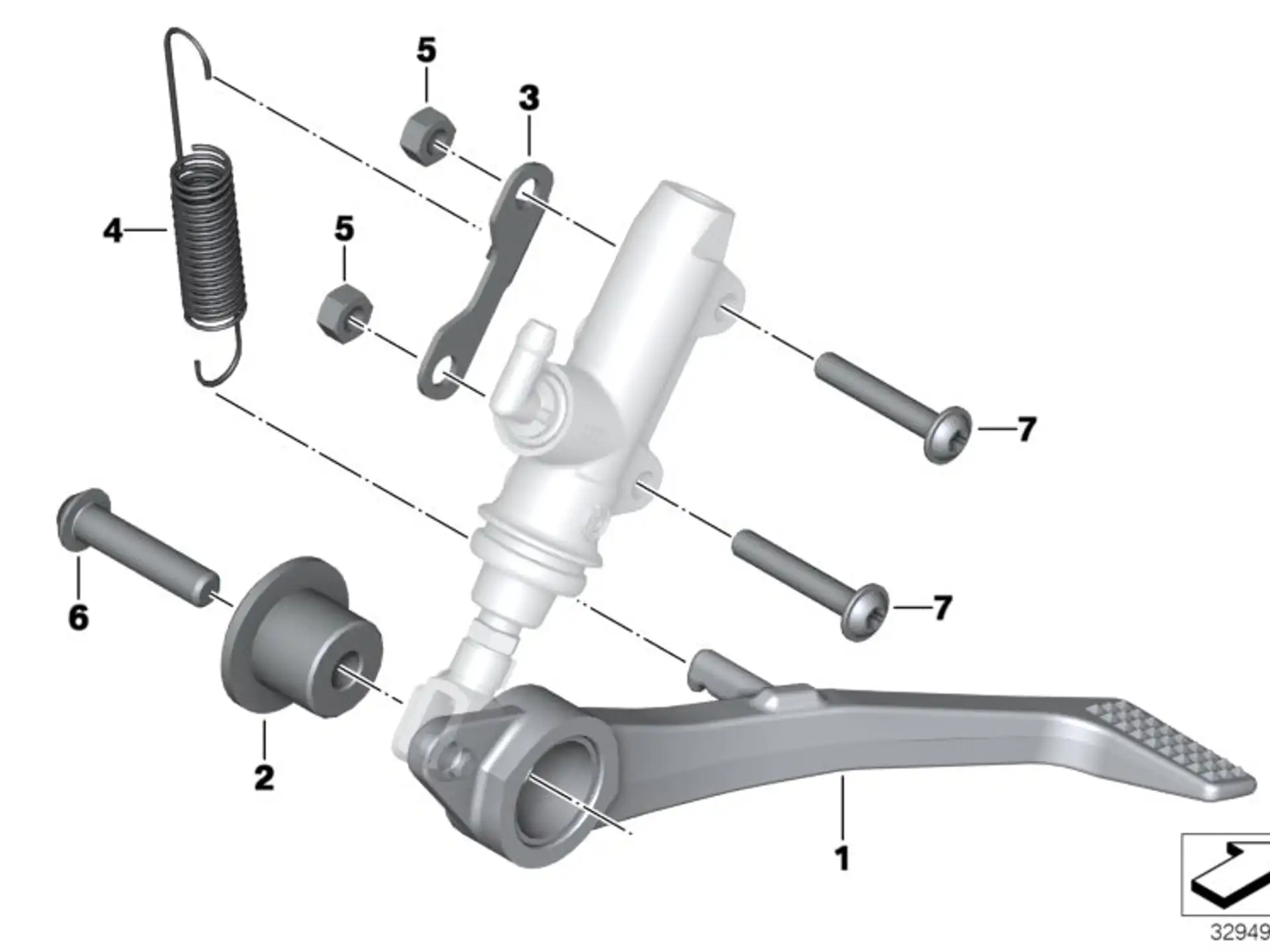 BMW Lagerbuchse K42 K46 K47 K67 46717715503