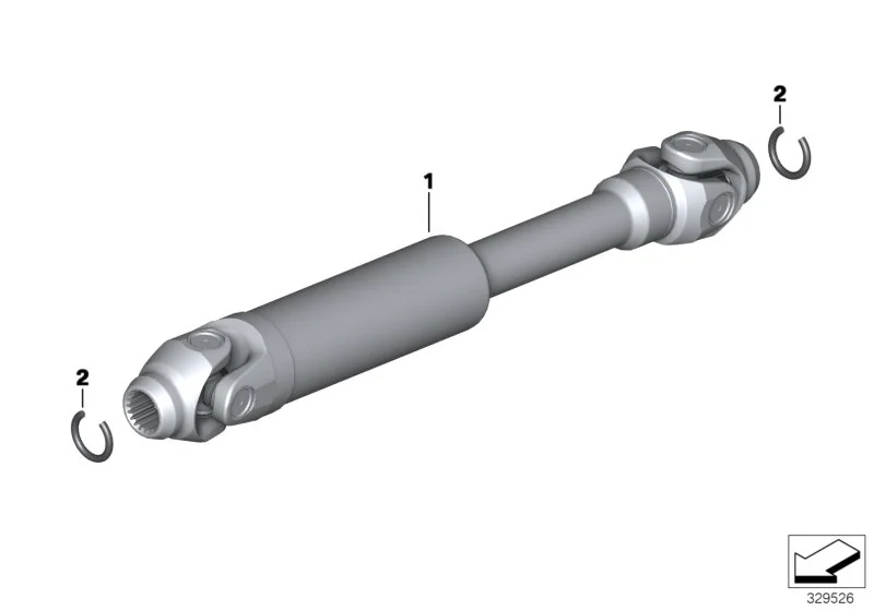 BMW Sprengring K30 K41 R21 R21A R22 R28 26112310656