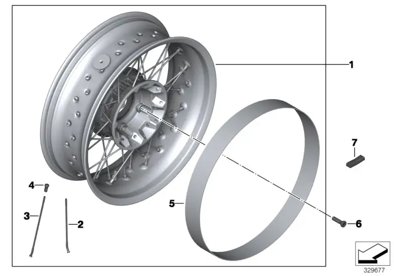 BMW Speiche aussen 36318528875 - Bildposition 03