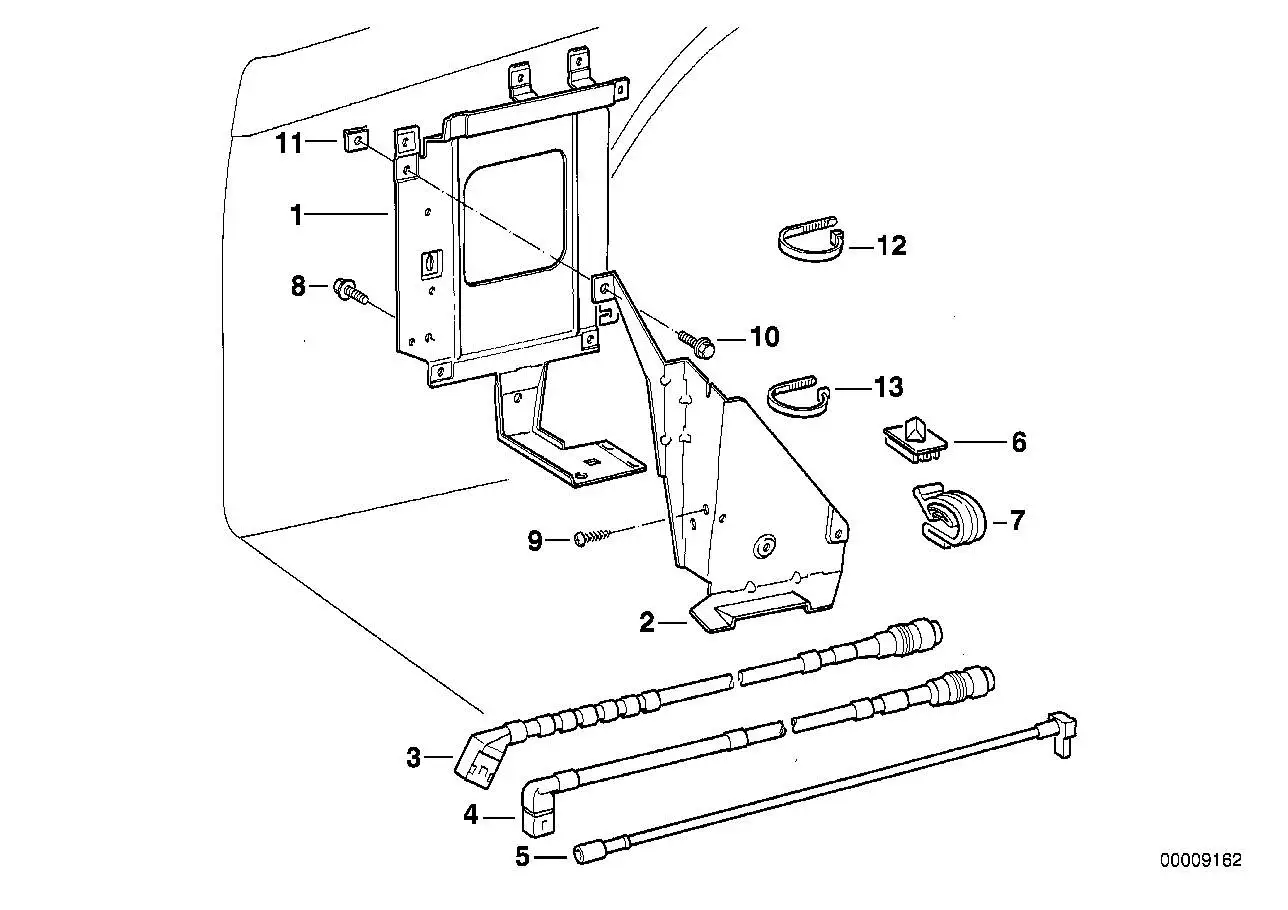 BMW Verbindungskabel CD-Wechsler E38 65128383857 - 7er E38