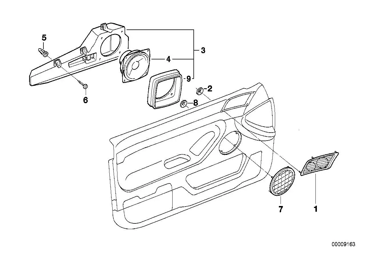 BMW Lautsprecher E38 E39 65138352687 - Bildposition 04