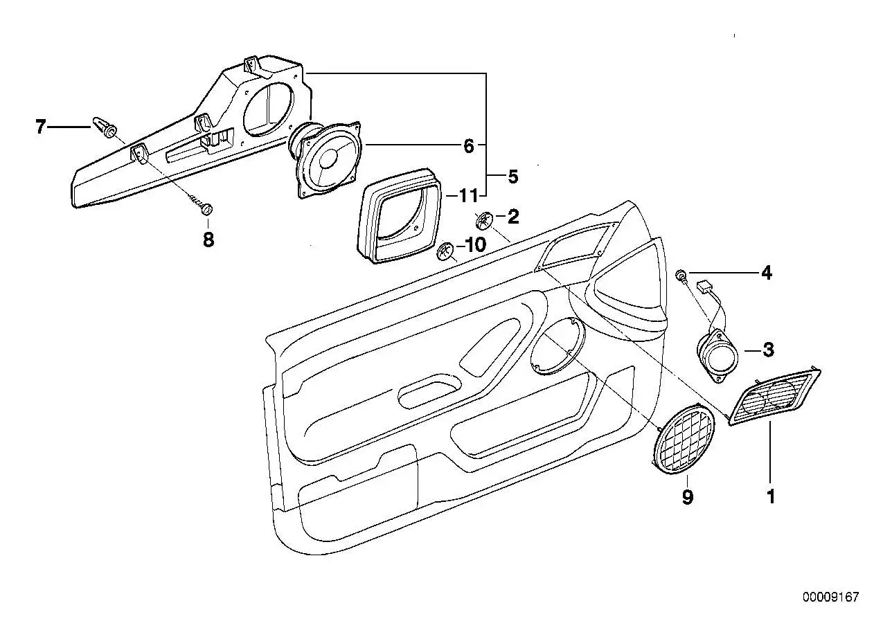 BMW Lautsprecher E38 65138352689 - Bildposition 06