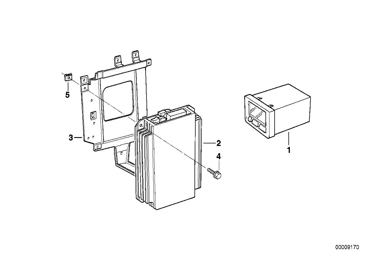 BMW Bedienteil Hifi DSP E38 65128375692 - Bildposition 01