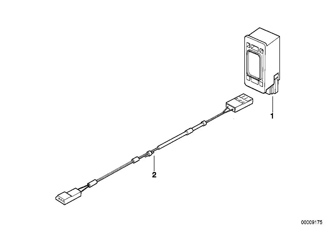 BMW Kabelsatz Mikrofon Freisprechanlage E39 61128375499